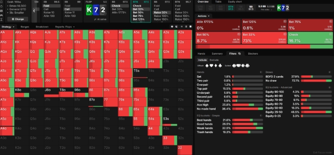 扑克策略学习体系_扑克Solver使用技巧_GG德州扑克比赛战术
