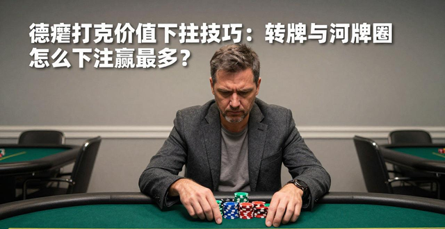 德州扑克价值下注技巧：转牌与河牌圈怎么下注赢最多？