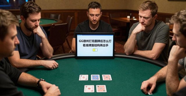 GG德州扑克翻牌后怎么打 看准牌面结构再出手