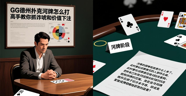 GG德州扑克河牌怎么打 高手教你抓诈唬和价值下注