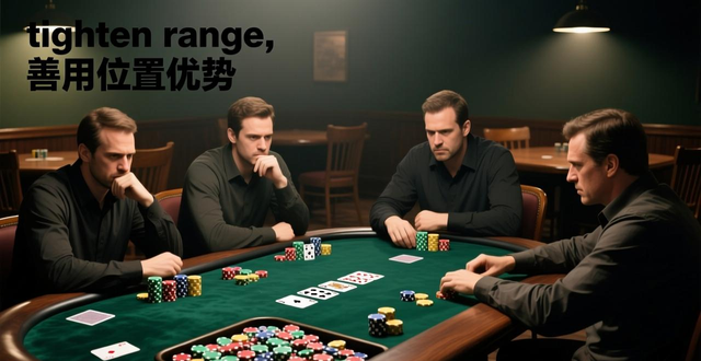 GG德州扑克多人局策略：收紧范围，善用位置优势