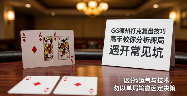 GG德州扑克复盘技巧 高手教你分析牌局避开常见坑
