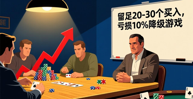 GG德州扑克资金管理：留足20-30个买入，别让一手坏牌清空你的本金