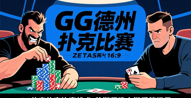 GG德州扑克比赛战术 前期紧稳中期看筹码量