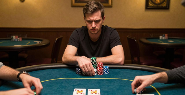 GG德州扑克跟注站怎么打？顶对大注逼跟注，专治各种不信邪