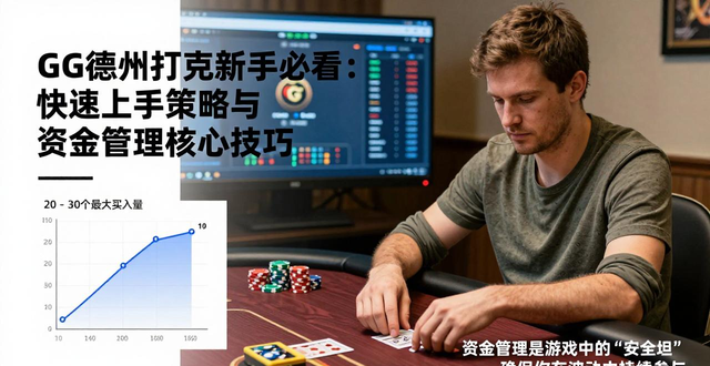 GG德州扑克新手必看：快速上手策略与资金管理核心技巧