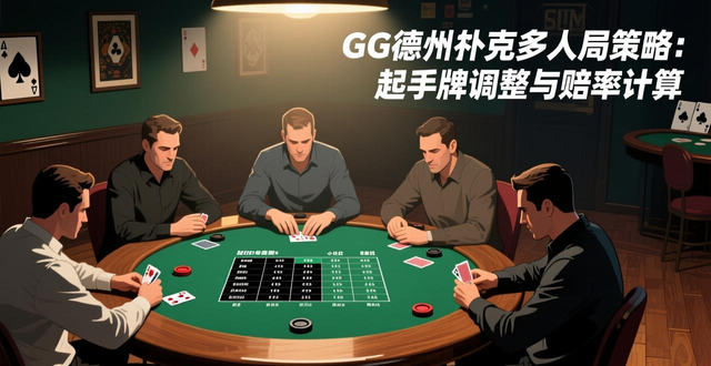 GG德州扑克多人局策略：起手牌调整与赔率计算