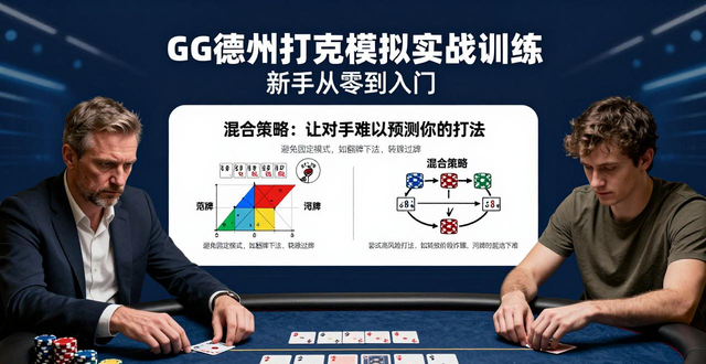 GG德州扑克模拟实战训练 新手从零到入门