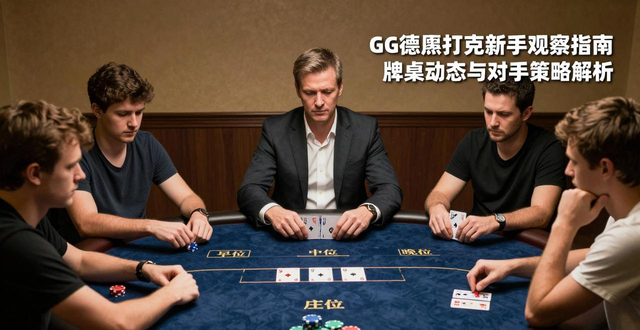 GG德州扑克新手观察指南 牌桌动态与对手策略解析