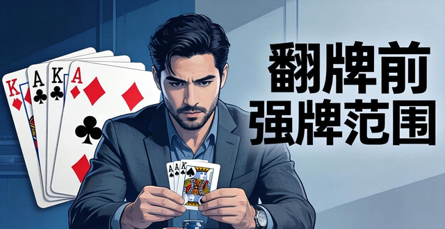 GG德州扑克手牌范围教学 翻牌前该玩哪些牌 不同位置怎么选