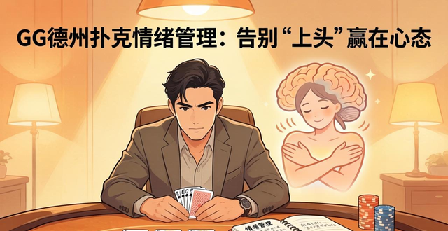 GG德州扑克情绪管理：告别“上头”赢在心态