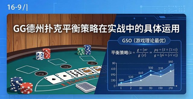 GG德州扑克平衡策略 从GTO基础到线上实战的全攻略