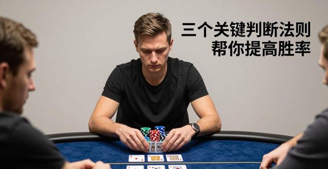 GG德州扑克下注时机 三个关键判断法则帮你提高胜率