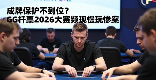 成牌保护不到位？GG扑克2026大赛频现慢玩惨案