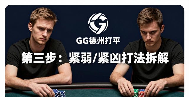 GG德州扑克怎么读透对手 4步养成适应不同打法的实战攻略