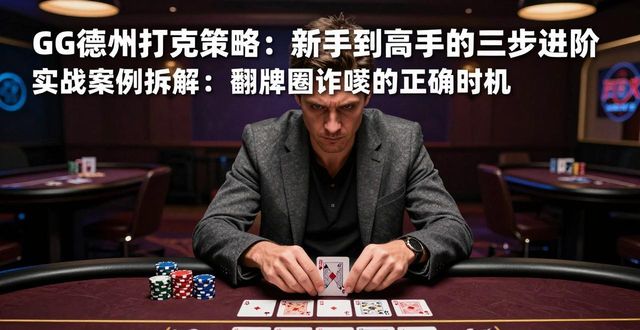 GG德州扑克策略：新手到高手的三步进阶