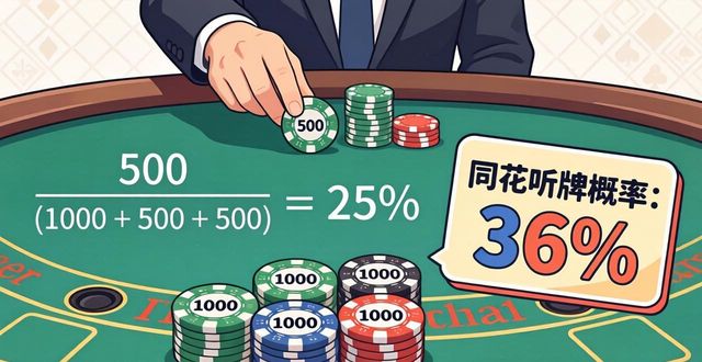 GG扑克数学概率实战 新手必学的快速计算技巧