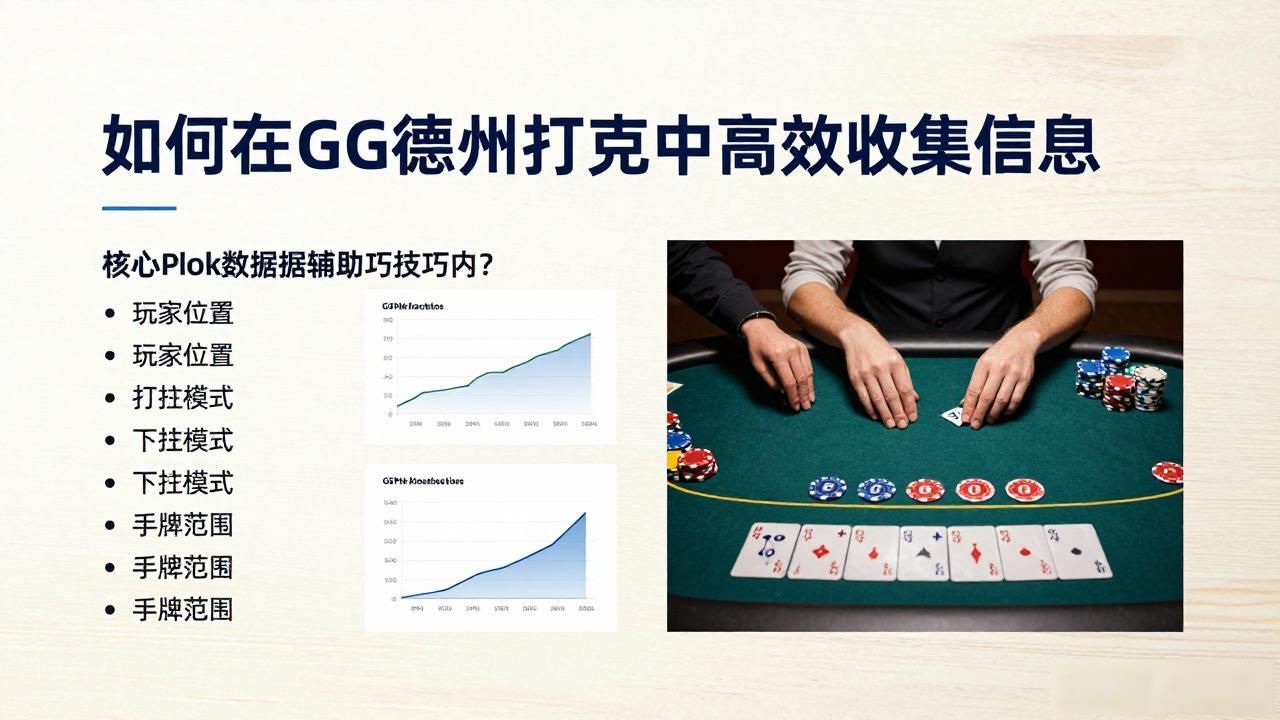 如何在GG德州扑克中高效收集信息