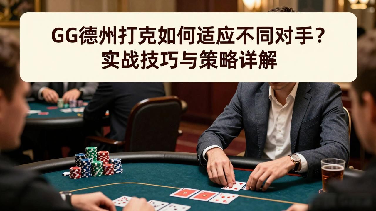 GG德州扑克如何适应不同对手？实战技巧与策略详解