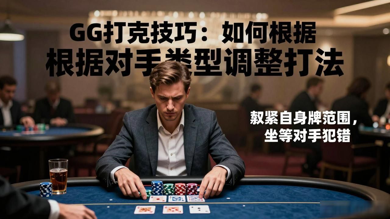 GG扑克技巧：如何根据对手类型调整打法