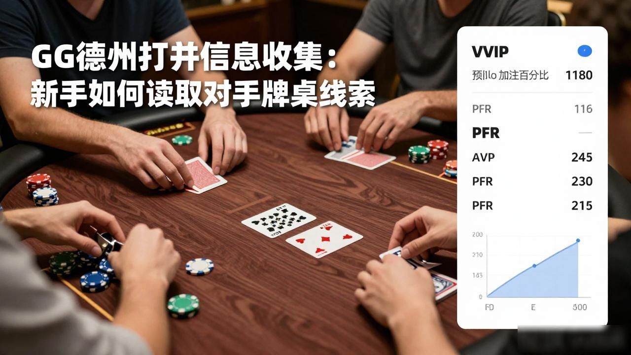GG德州扑克信息收集：新手如何读取对手牌桌线索