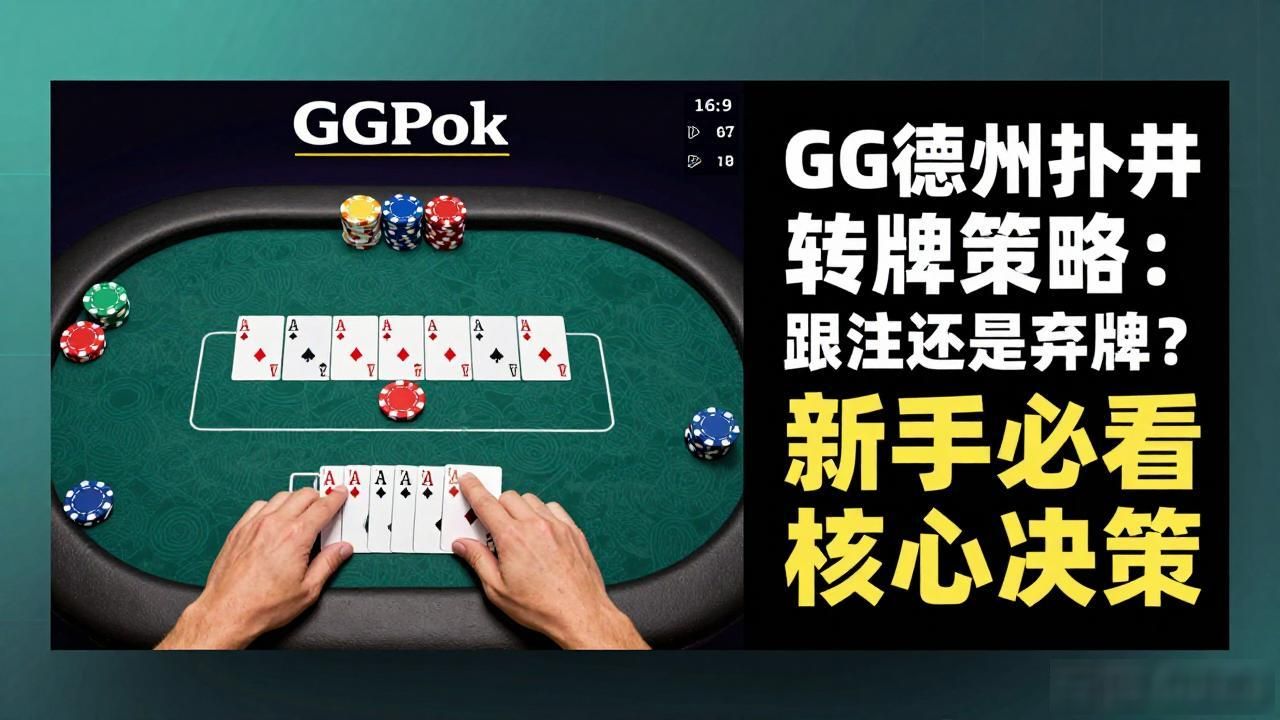 GG德州扑克转牌策略：跟注还是弃牌？新手必看核心决策