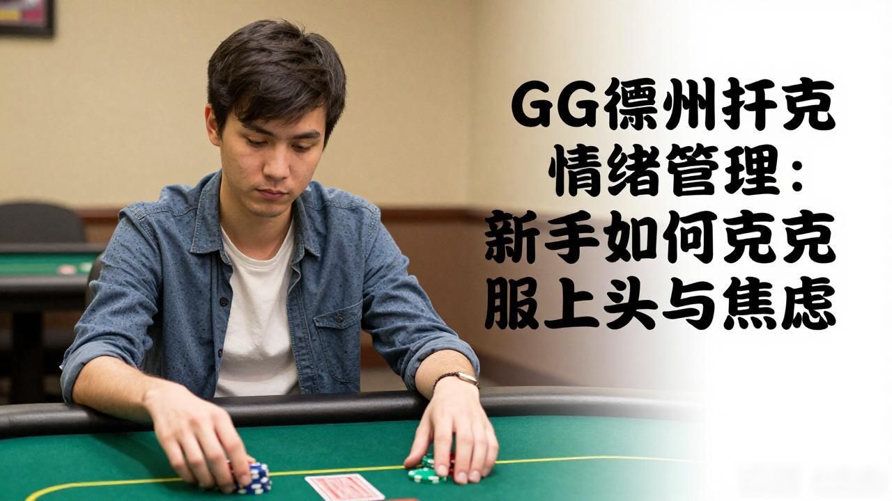 GG德州扑克情绪管理：新手如何克服上头与焦虑