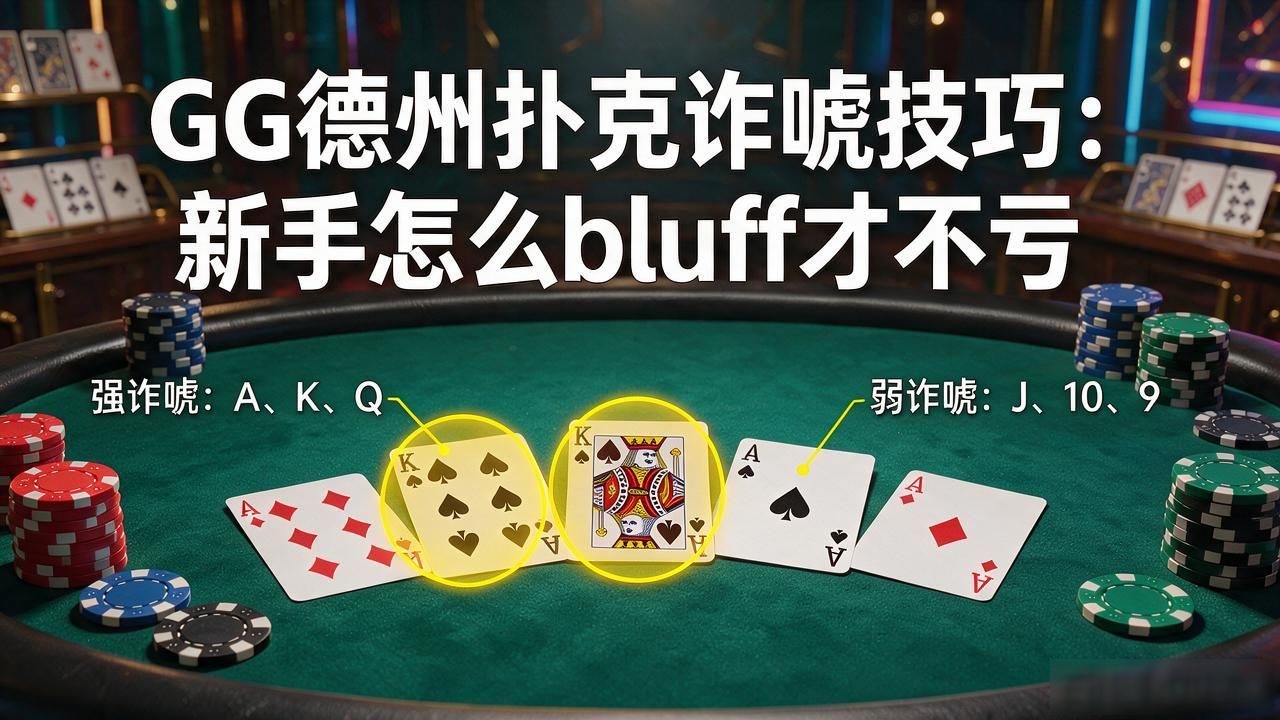 GG德州扑克诈唬技巧：新手怎么 bluff 才不亏