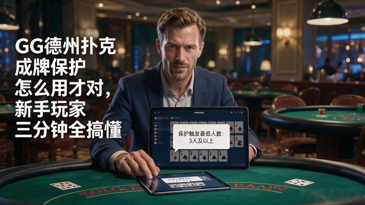 GG德州扑克成牌保护怎么用才对，新手玩家三分钟全搞懂
